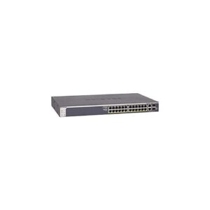 NETGEAR GS728TXP ProSafe S3300 28 port PoE+ Gigabit Stackable Smart Switch