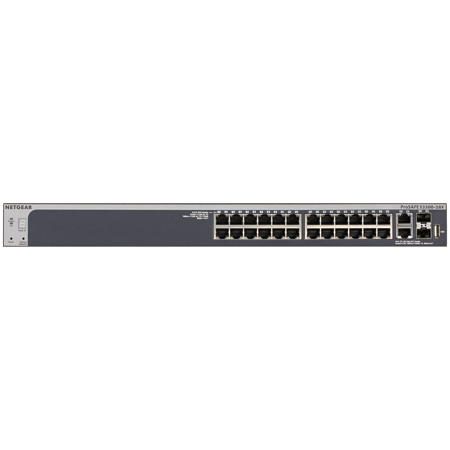 NETGEAR GS728TXP ProSafe S3300 28 port PoE+ Gigabit Stackable Smart Switch - Image 2