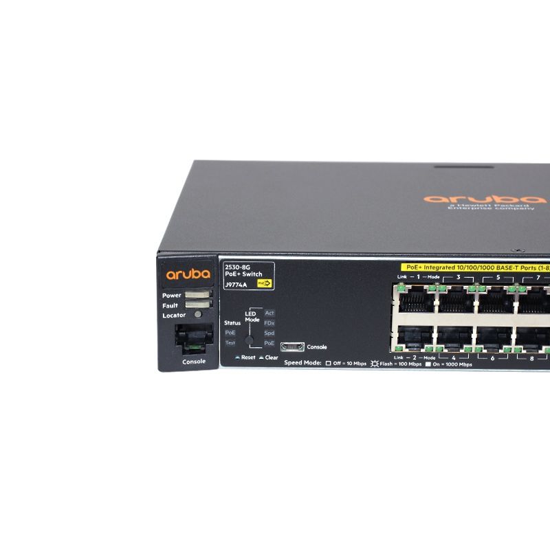 HPE J9774A Aruba 2530 8G PoE+ Switch - Image 3