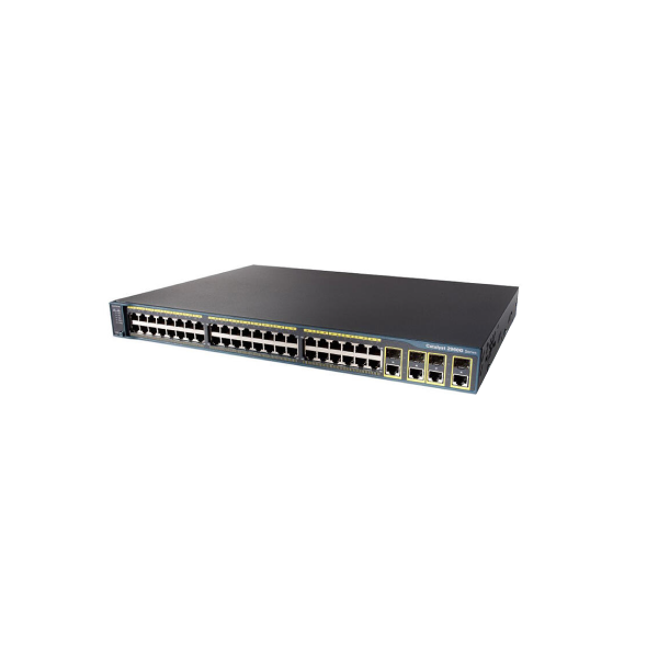Cisco WS-C2960+48TC-L 48 Port Network Switch